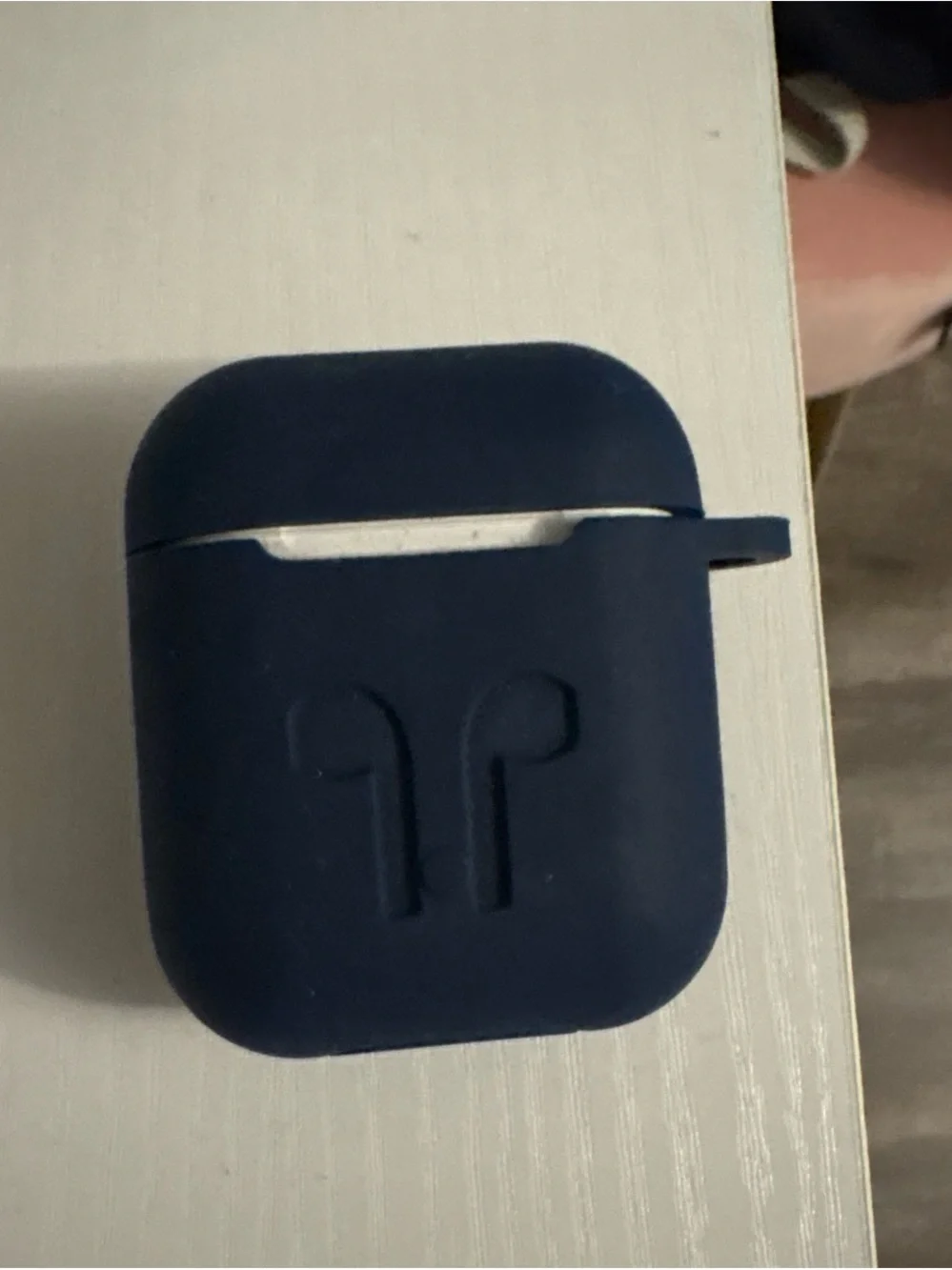 Wireless Apple AirPods including Silicone Cover - Navy Blue